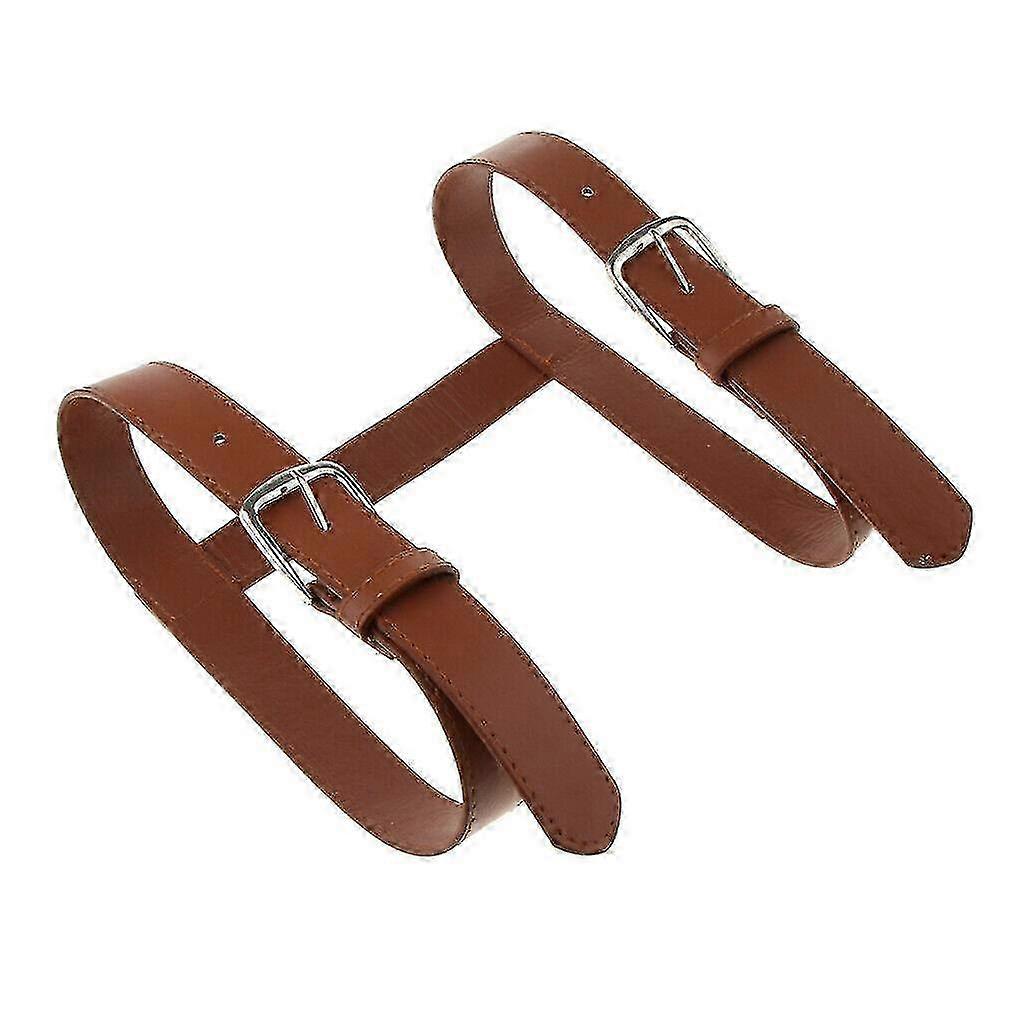 2pcs Carrying Strap For Picnic Blanket Throw Travel Rug Leather Car...