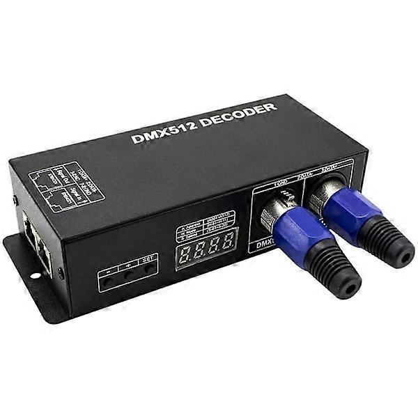 High Power LED DMX Controller LED DMX 512 Decoder Dimmer Driver DC12V-24V