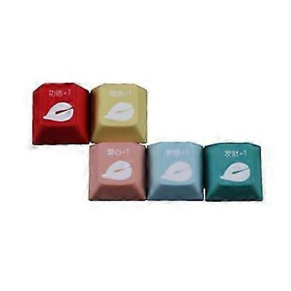 Cartoon Keycaps Set PBT Keycaps Dye-subbed Keycaps for MX Mechanical Keyboard for Enhanced Typing Experience Standard Height