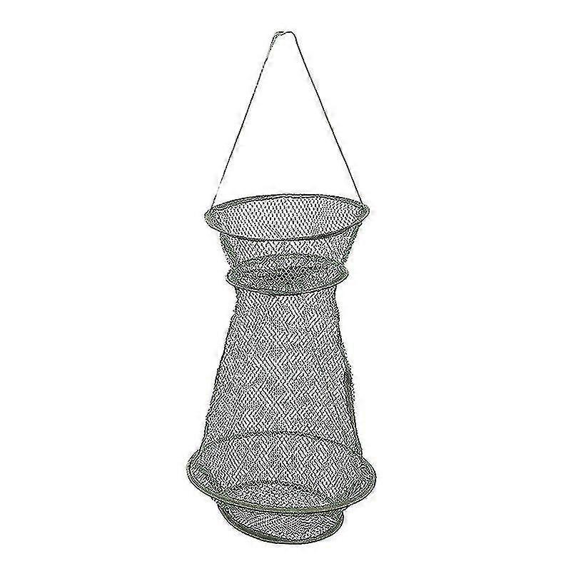 Nylon folding fishing net, approximately 50×29×29cm, suitable for multi-scenario fishing