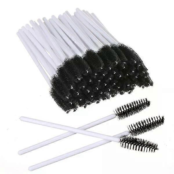 100 eyelash brushes with bendable spiral brush heads