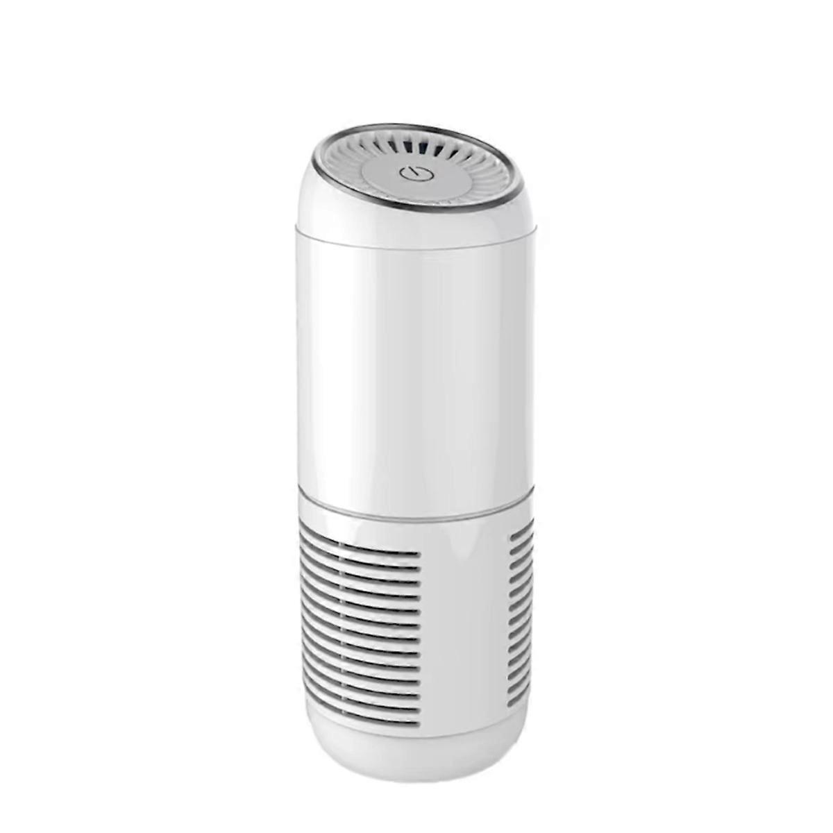 Portable Car Air Purifier,Negative Ion Generator for Smoke and Odor Removal, Low Noise Compact Desktop Air Freshener B