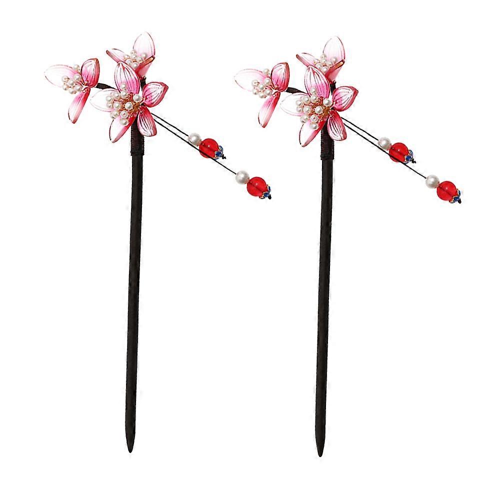 Here's a refined and detailed product description based on your input:
**2pcs Retro Chinese Style Hair Stick | Elegant Hair Bun Holder &