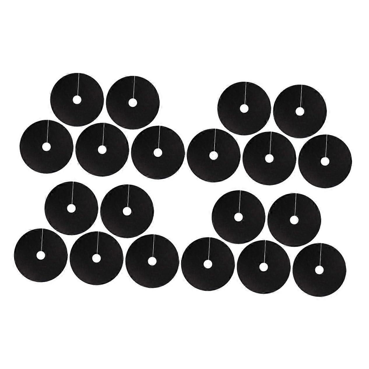 NonWoven Tree Mulch Rings 25cm 20Pack Breathable Fabric Root Barrier Mat Moisture Retention