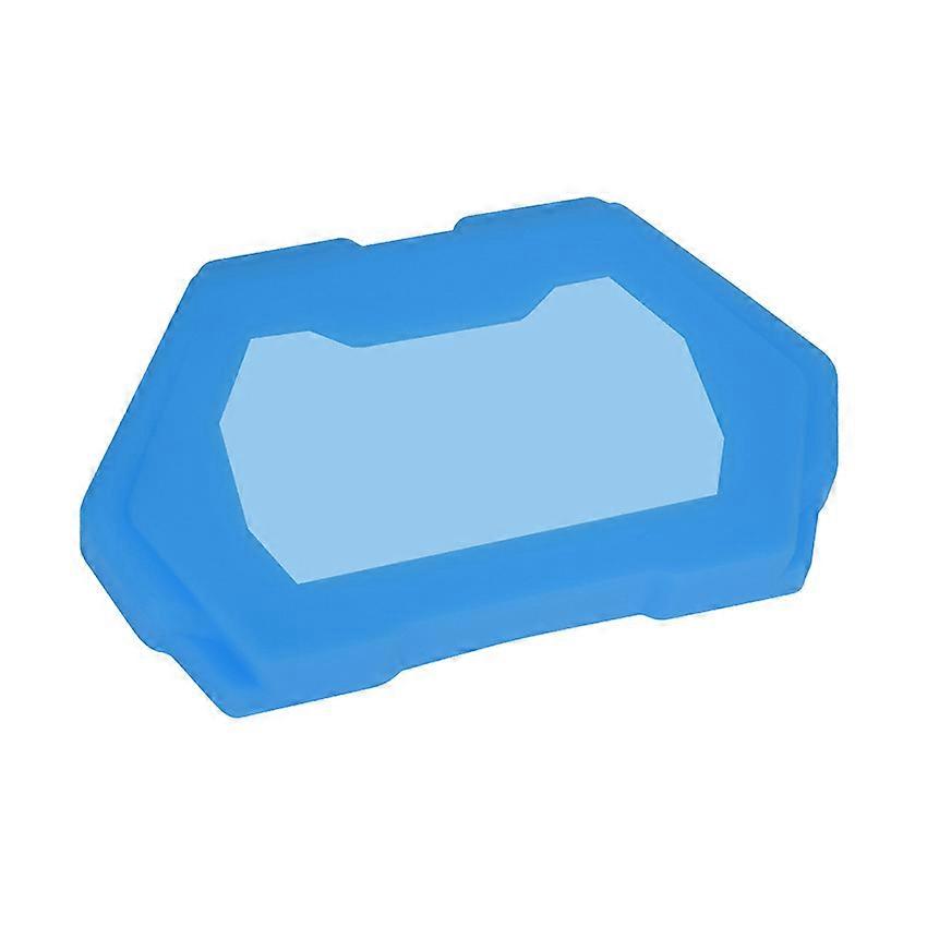 Instrument Silicone Protective Cover Switch Panel Waterproof Cover for KUGOO G2 PRO (Blue)