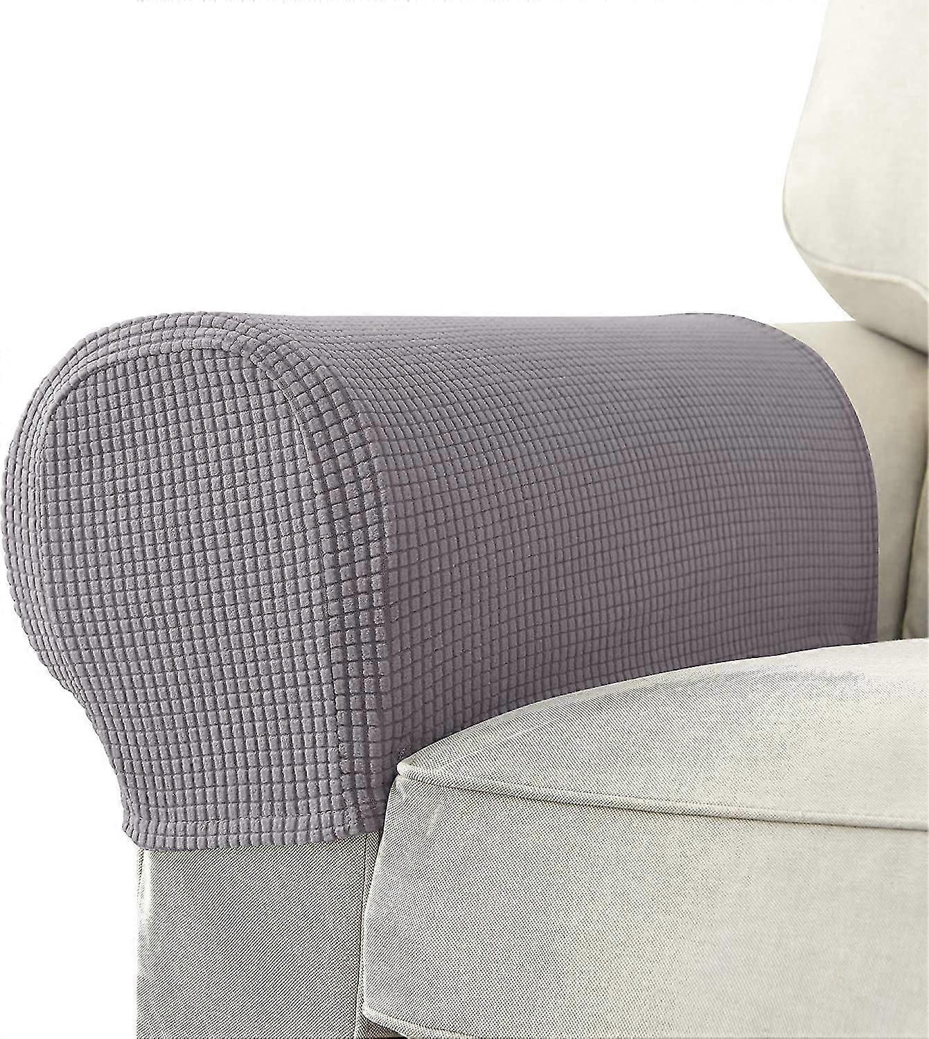 Conjunto de 2 capas de poltrona de poltrona de sofá jacquard