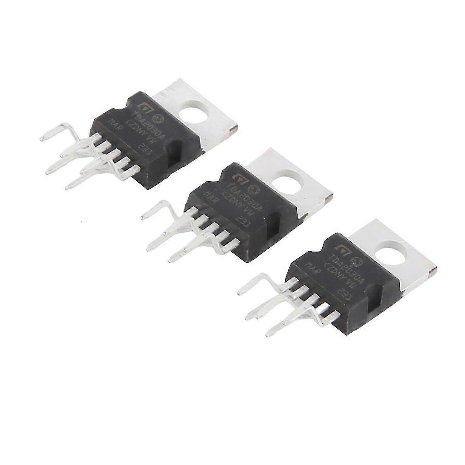 3 Pcs TDA2030A Single Op Audio Operational Amplifier IC Chips 5 Pin