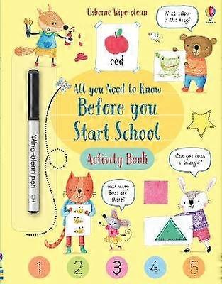 Wipe-Clean All You Need to Know Before You Start School Activity Book