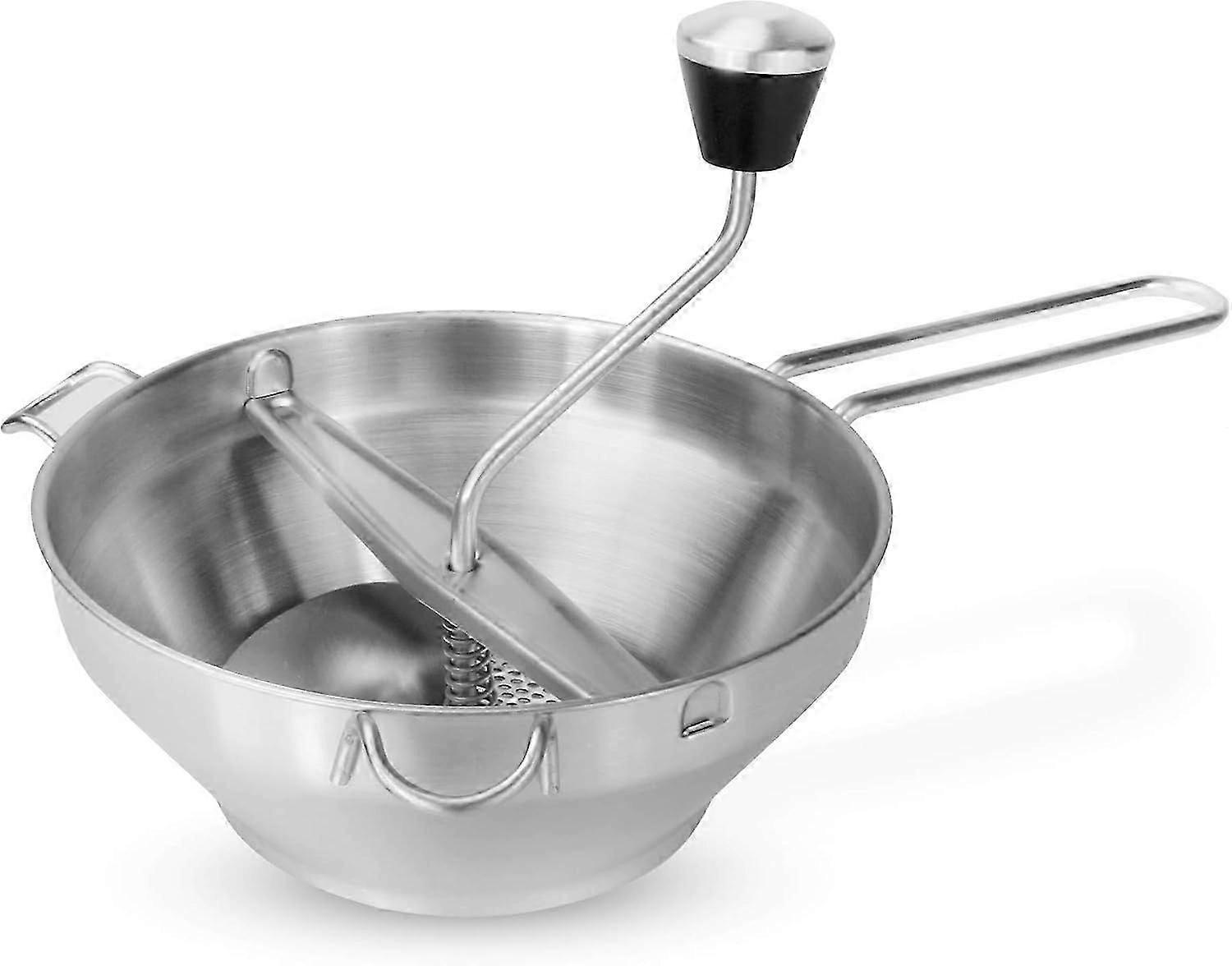 Vegetable Mill | Stainless Steel Tomato Press | Food Mill | Food Grinder | Potato Masher | Rotary Puree | Dishwasher Safe