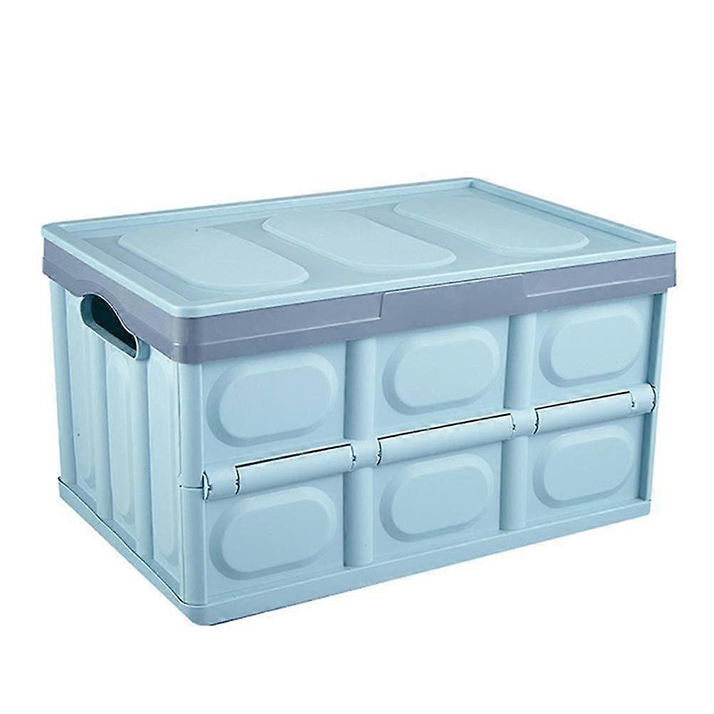 Collapsible Car Trunk Storage Box Foldable Portable Trunk Organizer With Carry Handles For Travel Camping Groceries