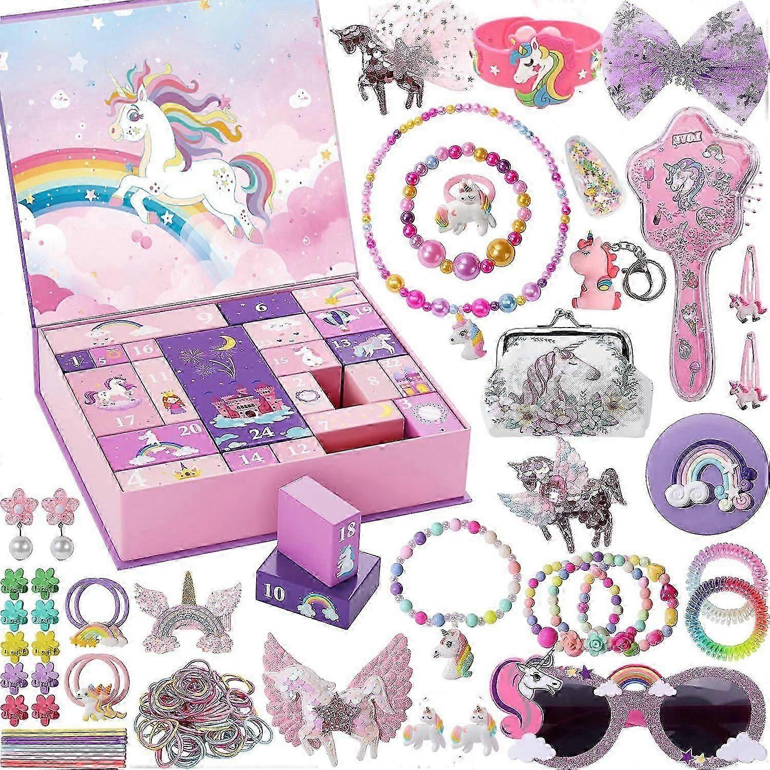 Advent Calendar For Girls - Unicorn Gifts For Girls Advent Calendar 24 Days Of Surprise Gifts Best Gifts For Daughters, Granddaughters