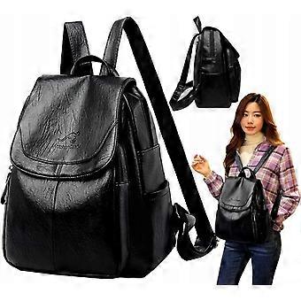 Women's Retro Vintage Ryggsäck - Justerbara remmar - Snygg och praktisk -
