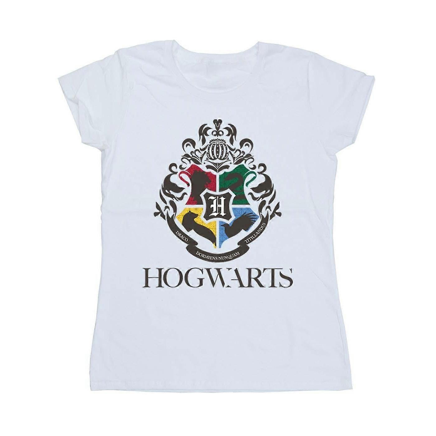 Harry Potter Mujer/Mujer Hogwarts Crest Camiseta de algodón