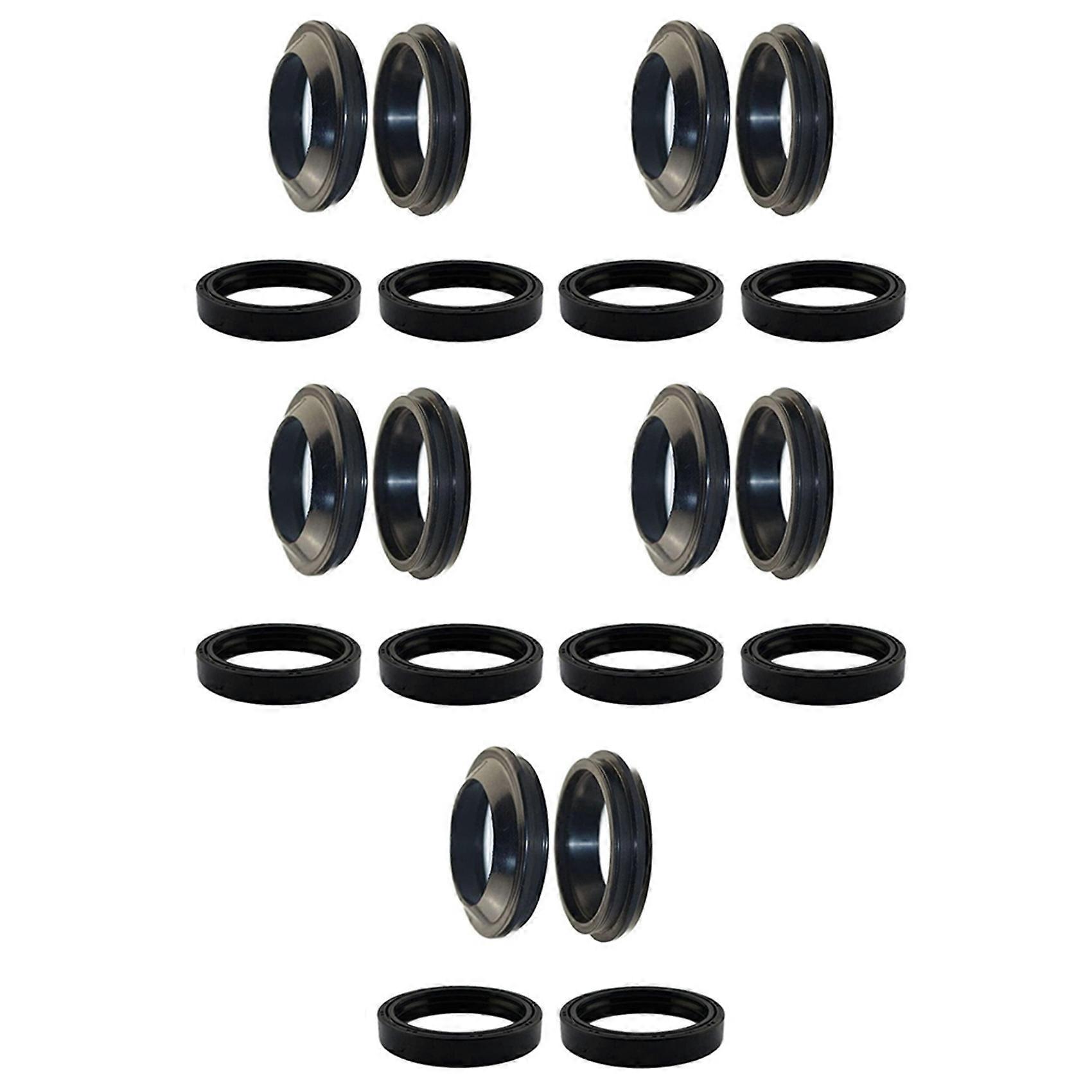 10x Motorcycle Front Fork Oil Seal and Dust Seal for CB-1 CB1 CB400 CBR400 CB750 HORNET 250 CB 400 7