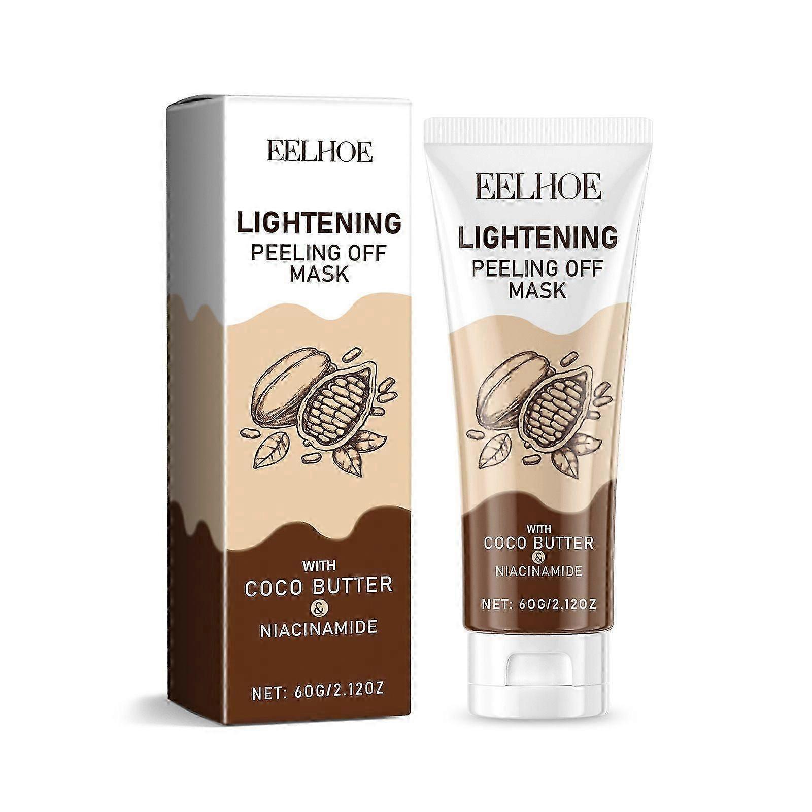 Chocolate Nicotinamide Peel Mask - Brightening, Moisturizing & Anti-Aging Facial Treatment for All Skin Types, 60g