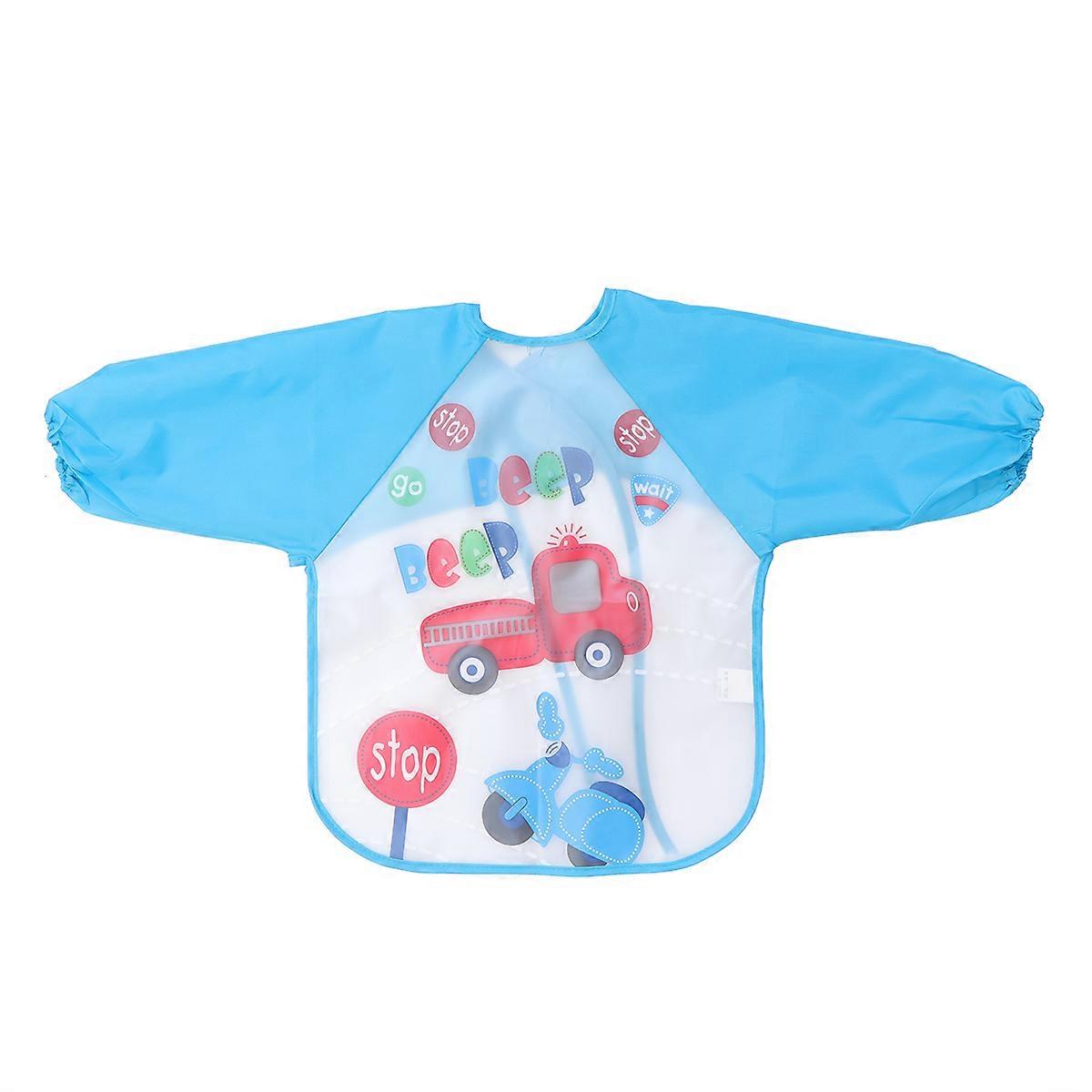 Children's Smock Eva Waterproof Apron for Painting with Sleeves