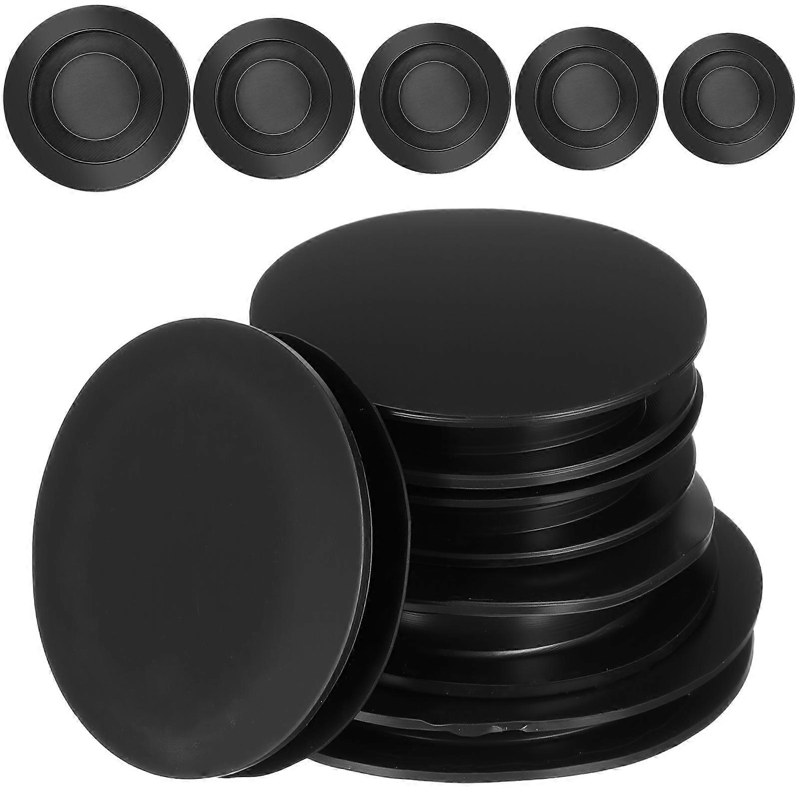 Black Rubber Piggy Bank Plug for Protection 20Pcs Durable Stoppers