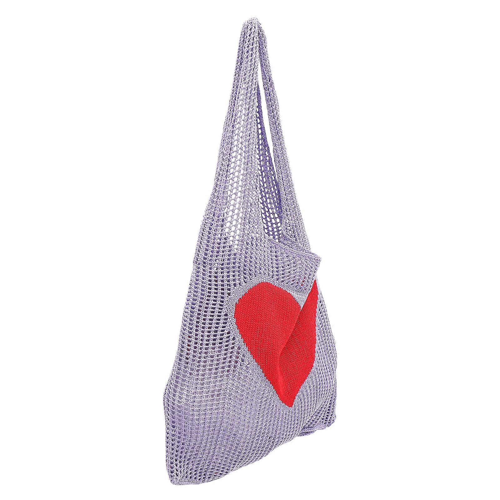 Large Capacity Grocery Bag Mesh Grocery Shopping Bag for Storage Use
