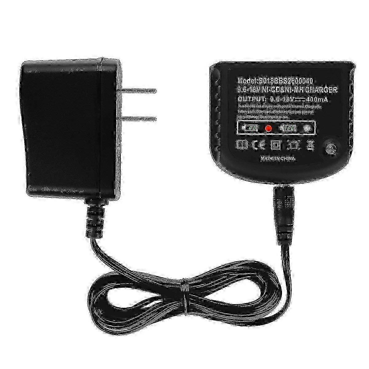 コードレス電動工具用ユニバーサル 9.6V-18V Ni-Cd/Ni-MH バッテリ充電器