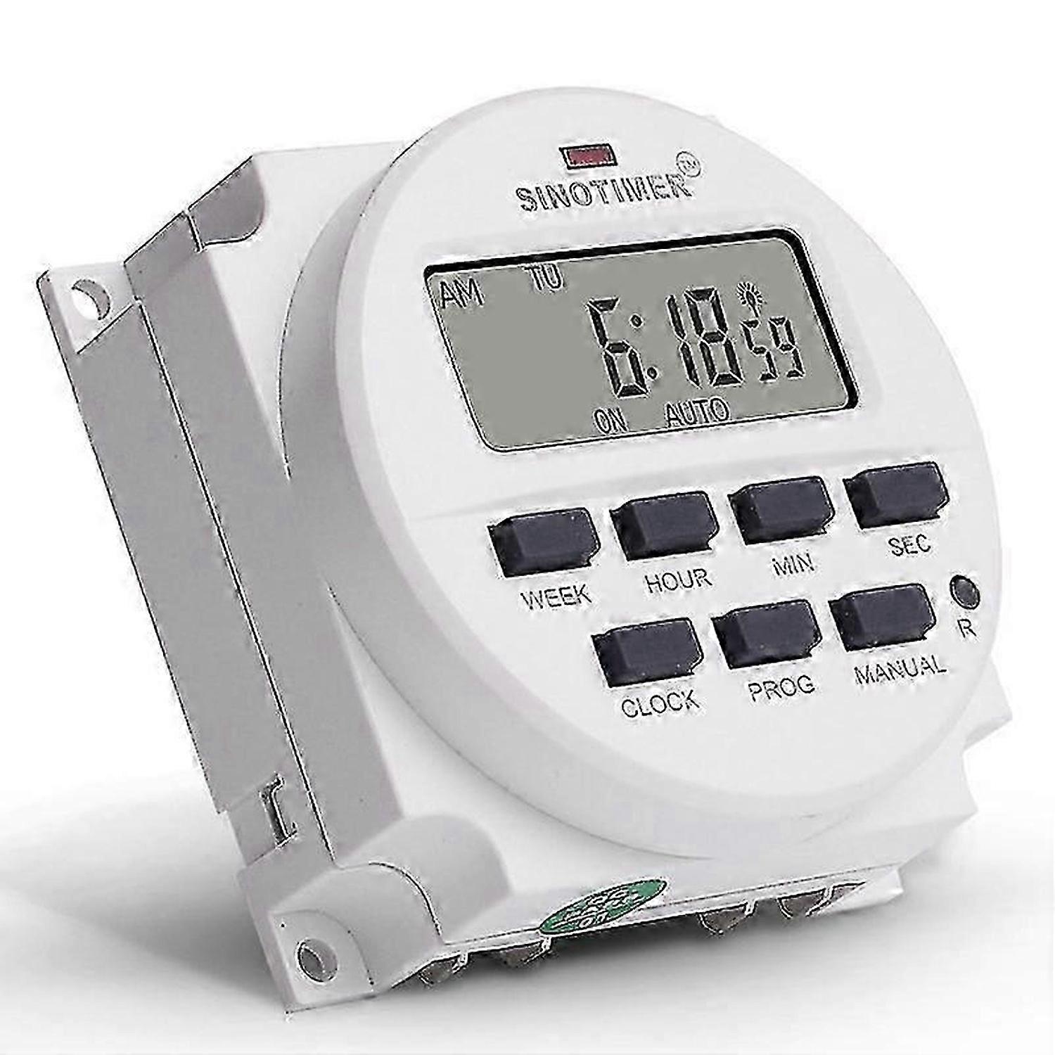 TM618SH-1 1 Second Weekly Programmable Digital Timer Automatically Turn on Off Microcomputer Time