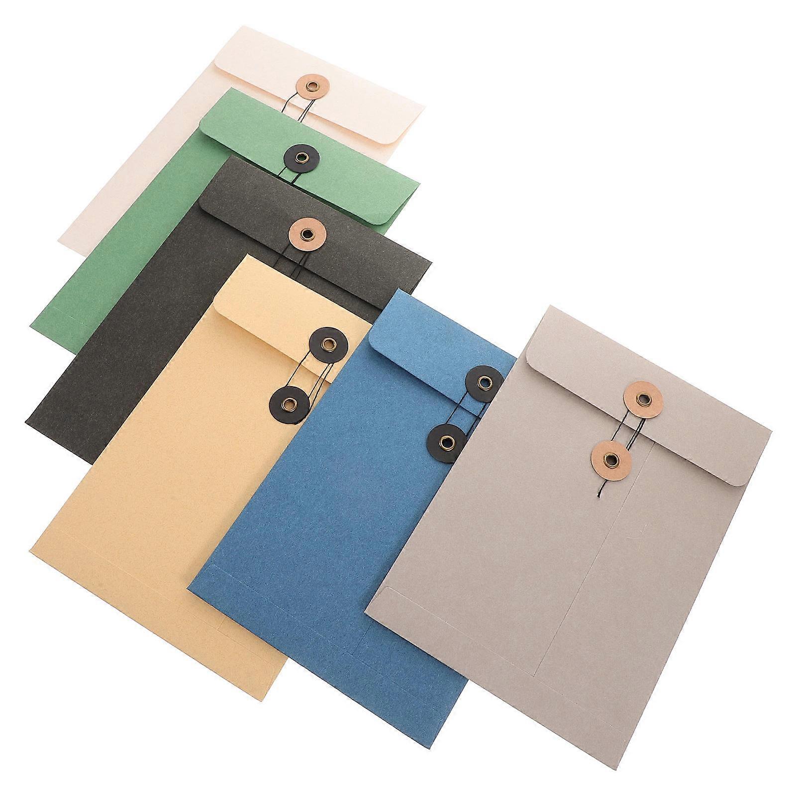 Desk File Organizer Paper Folders Study Large Capacity Material 6Pcs