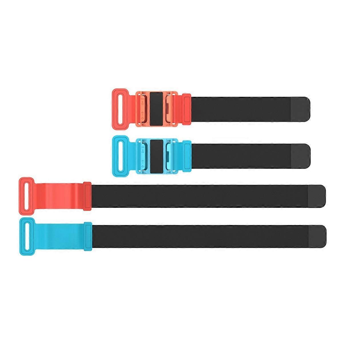 Game Wrist Straps Leg Straps for 2 Gamepads Adjustable Sport Wrist Strap Strap for Switch 2 Accessories