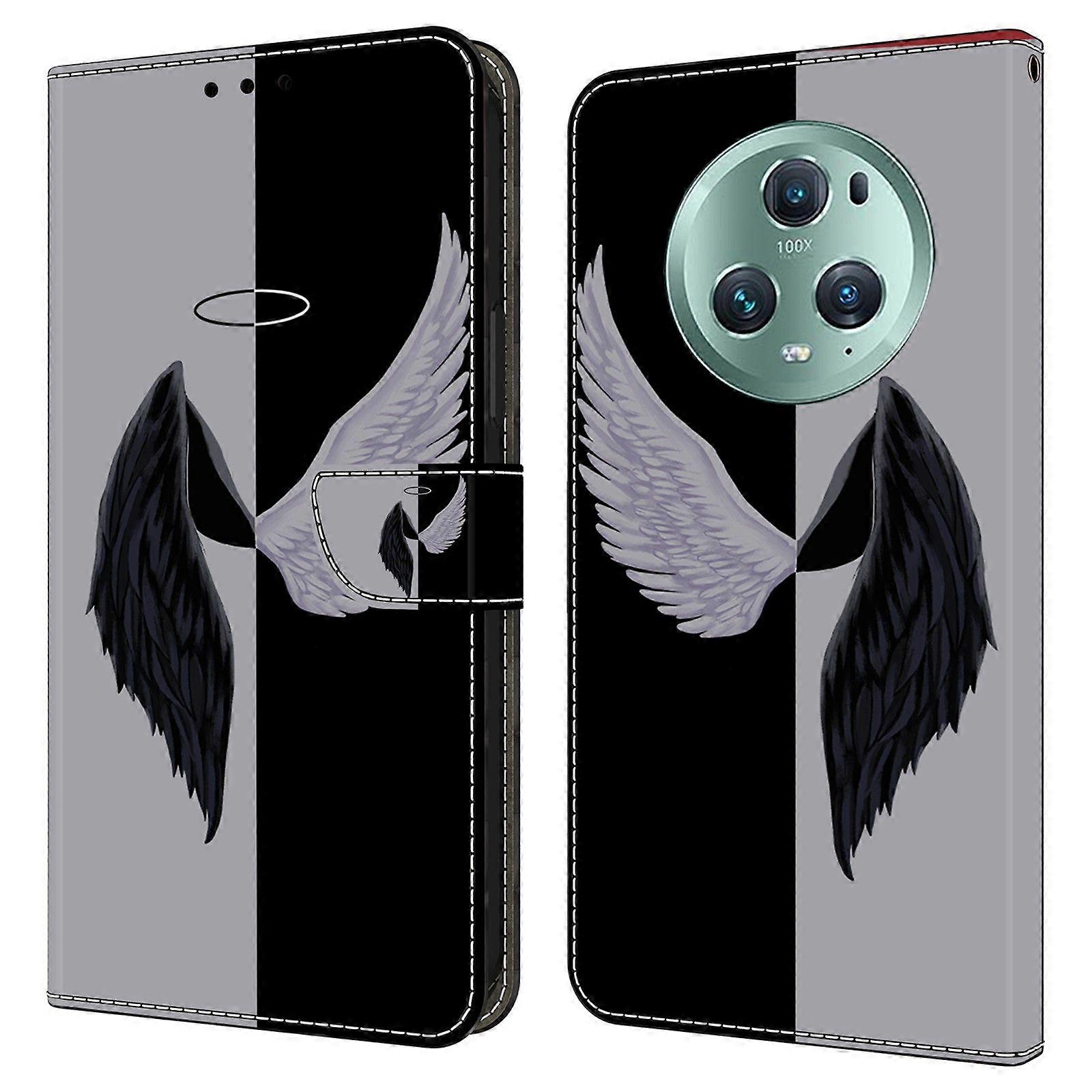 Wallet-style 3D Pattern All Inclusive Cover Leather Phone Case For Honor Magic5 Pro