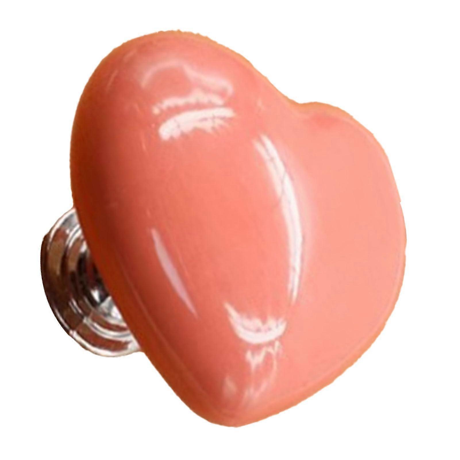 Toilet Button Pusher Heart Shaped Toilet Tank Button, Hygienic Design, Pink, For Long Nails, Flush Button Helper