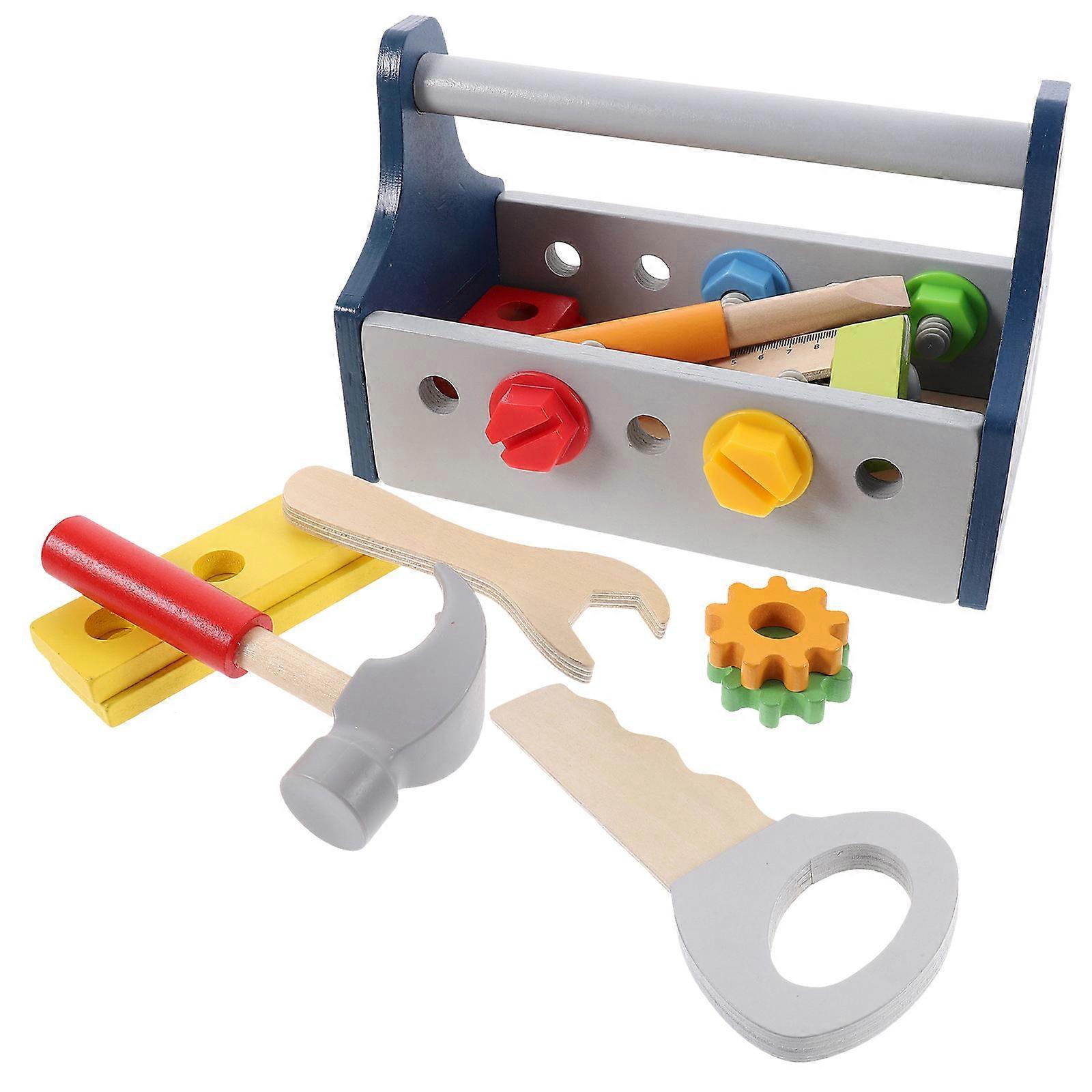 Wooden DIY Tool Toy Set for Children Educational Use 1Set