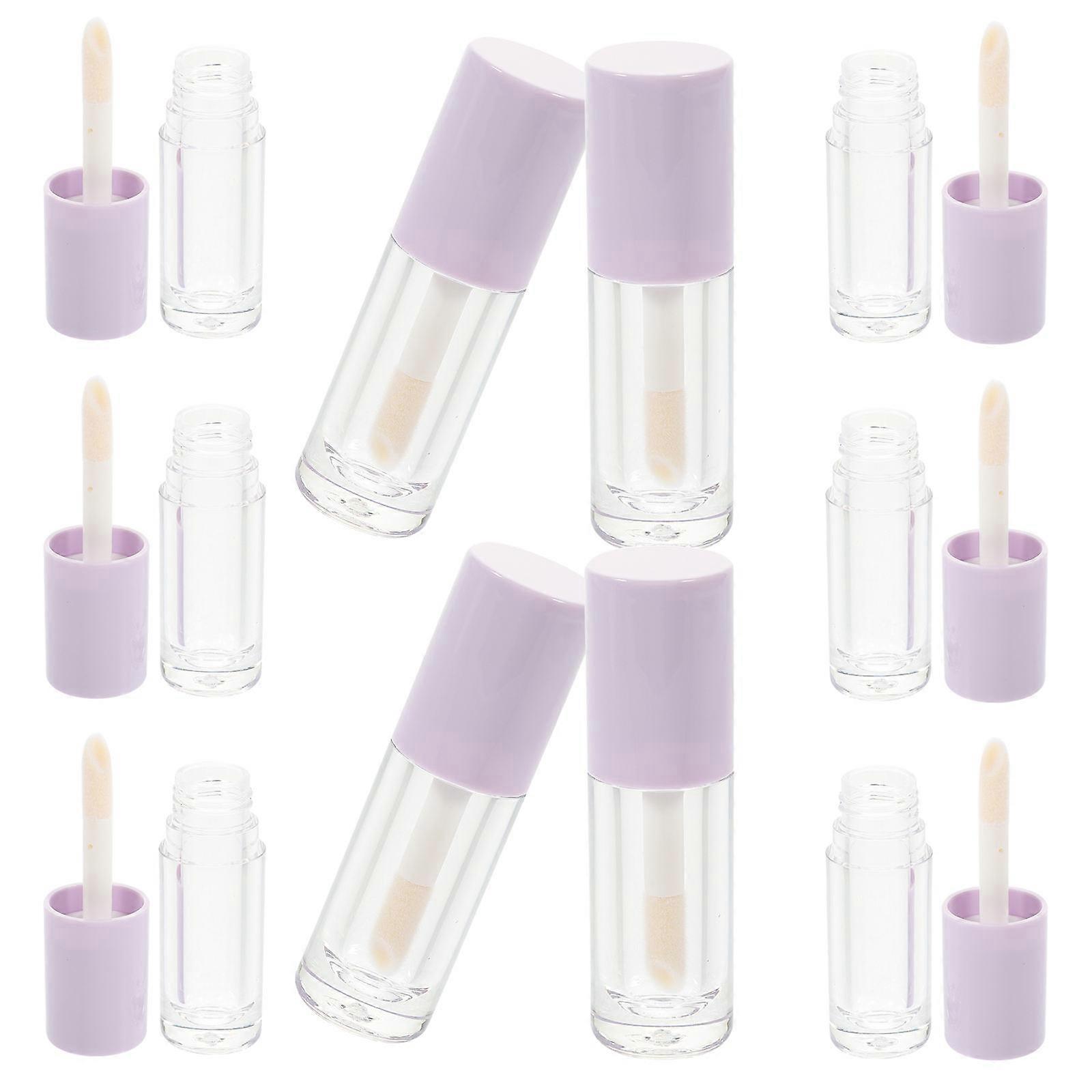 Clear Lip Gloss Tubes 42 Pcs Refillable Cylindrical Lip Gloss Containers For Cosmetics Leak-Proof Durable Lightweight