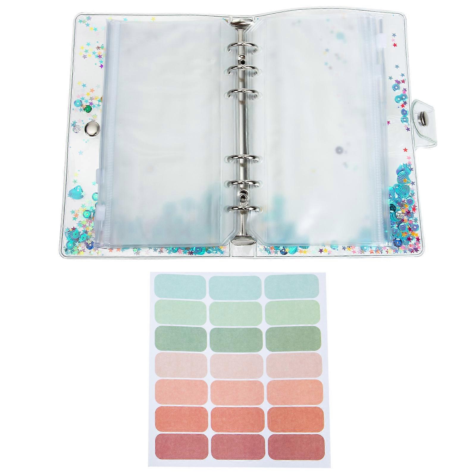 Money Binder Household Cards Book for Daily Use 3Sets Multi-Function Organizer