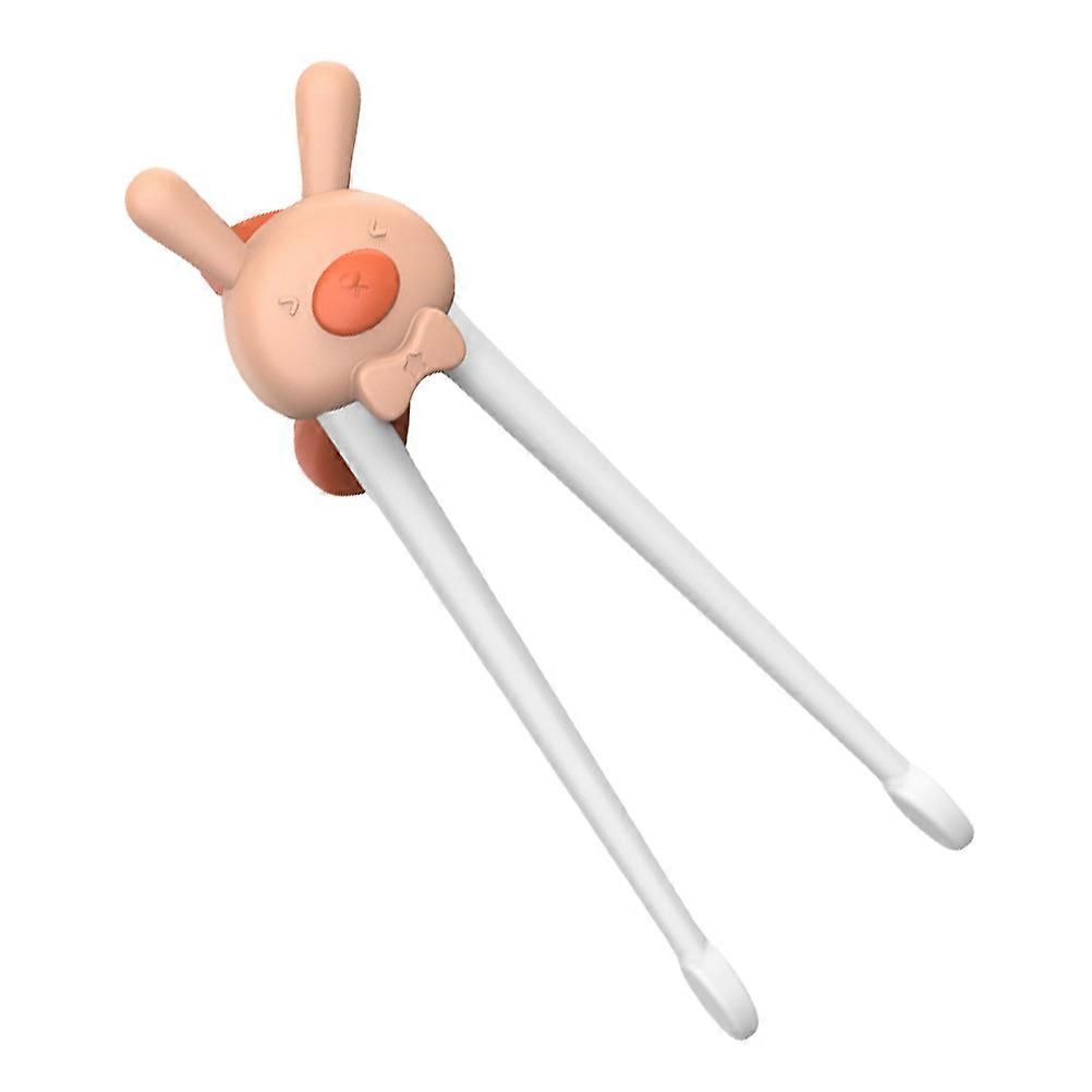 Training Chopsticks For Babies And Toddlers Perfect For Daily Use And Travel 15.8x3.9x5.4cm Pink Cartoon Shape 2 Pairs