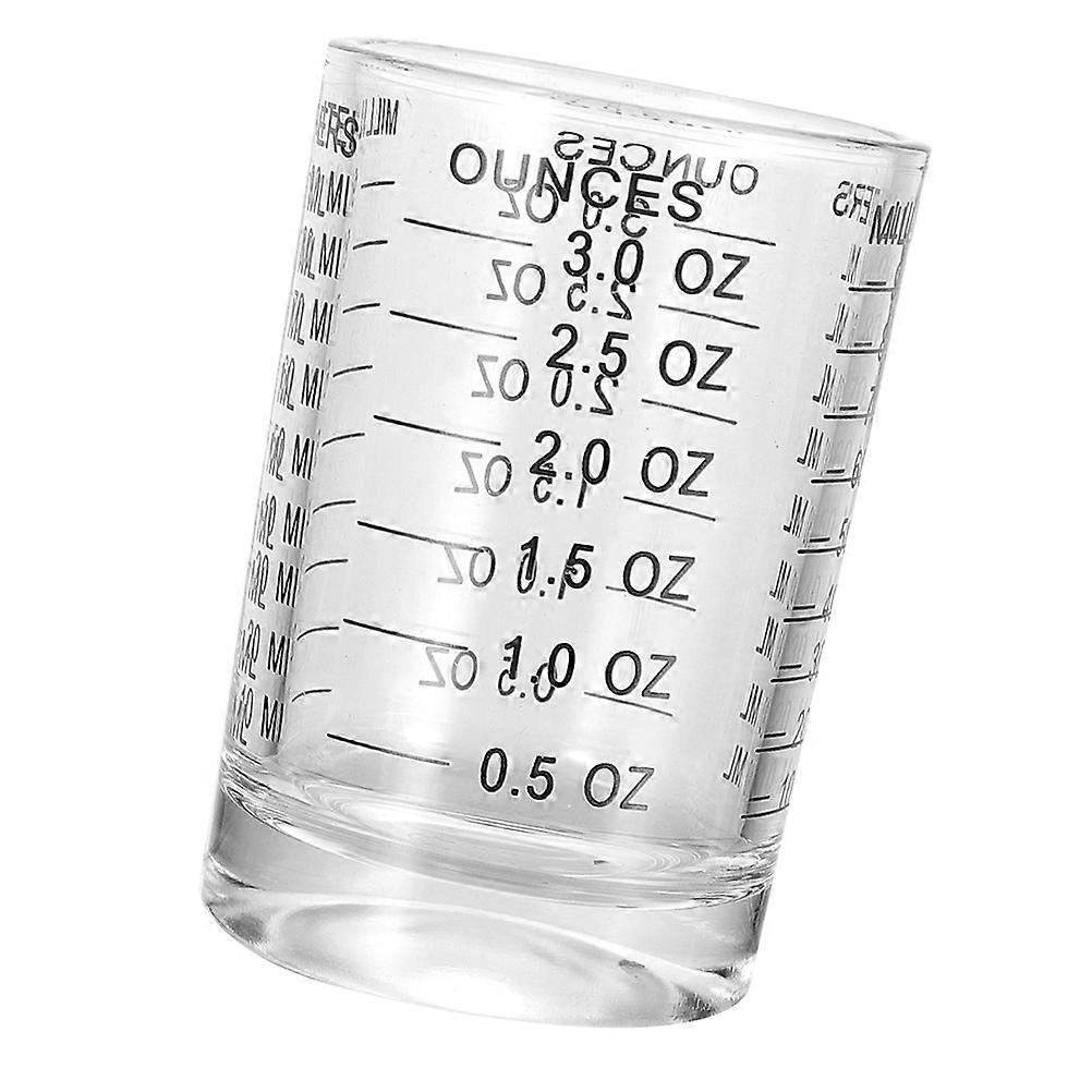 Multipurpose Glass Measuring Cup 2Pcs Liquid Measurement Kitchen Tool Practical Household for Coffee and Milk Use Assorted Color