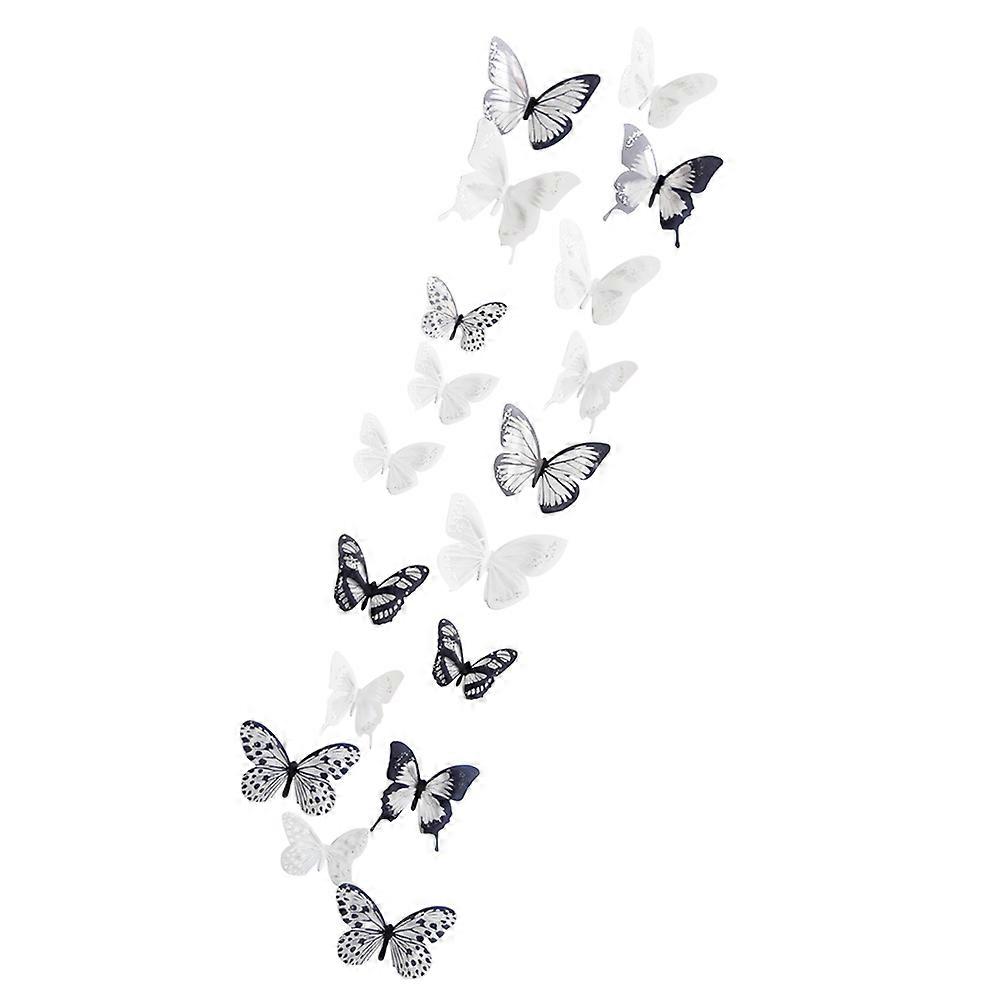 Decorative Wall Art Decals For Children Room And Garden Parties With 54Pcs Of Assorted Color Butterflies