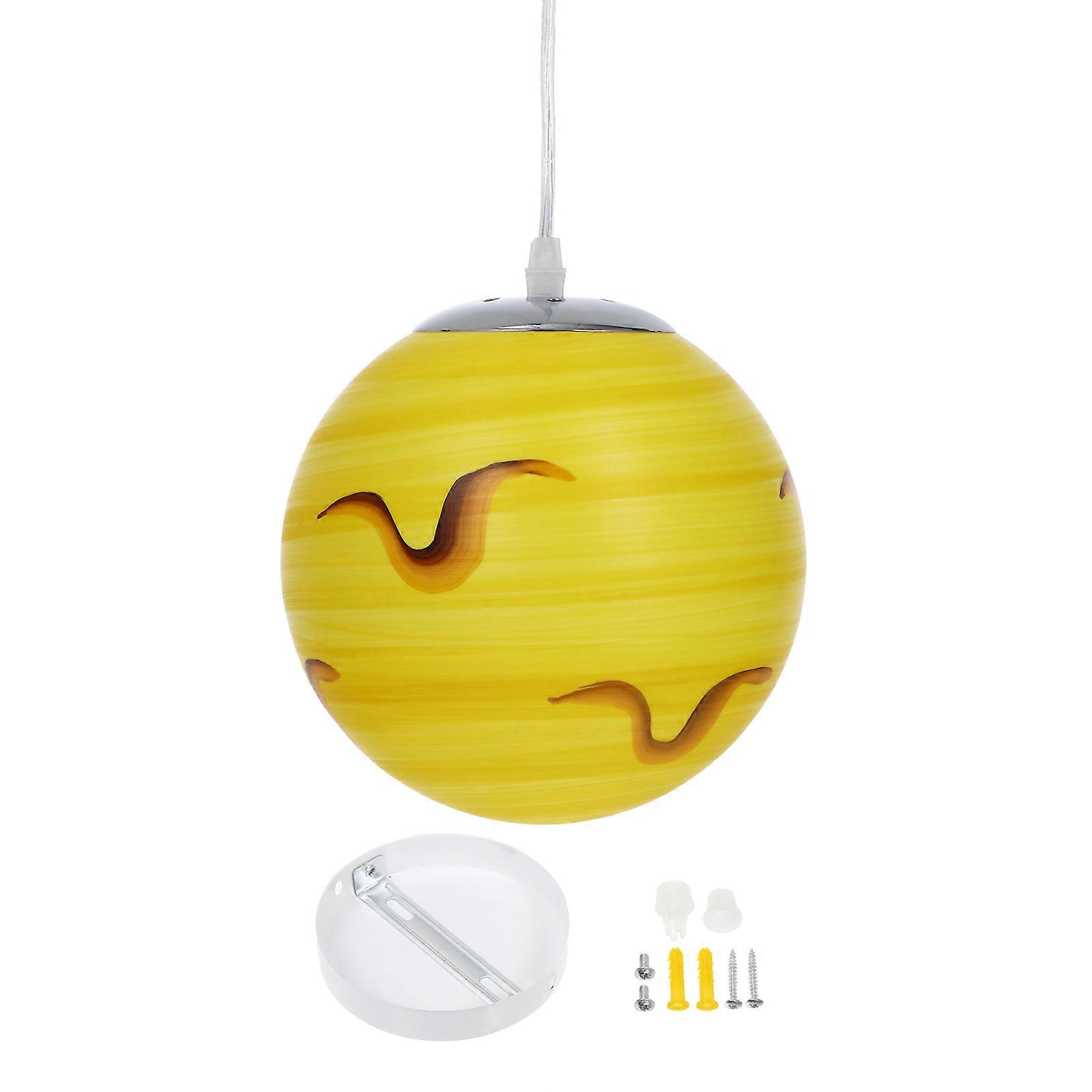 Durable Acrylic Planet Ceiling Light Indoor Use with Hanging Lamp 1Pcs