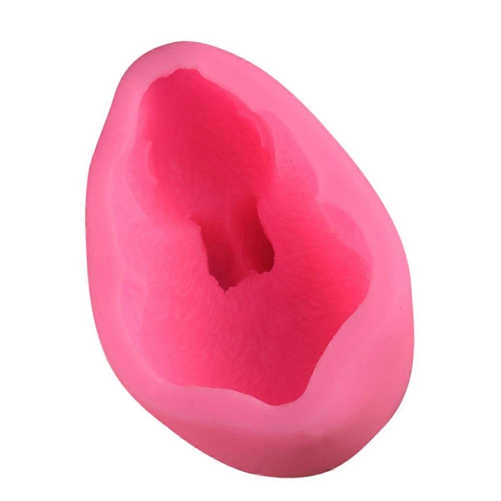 Pink Silicone Easter Rabbit Baking Mold for Molding 3Pcs Cake Accessories