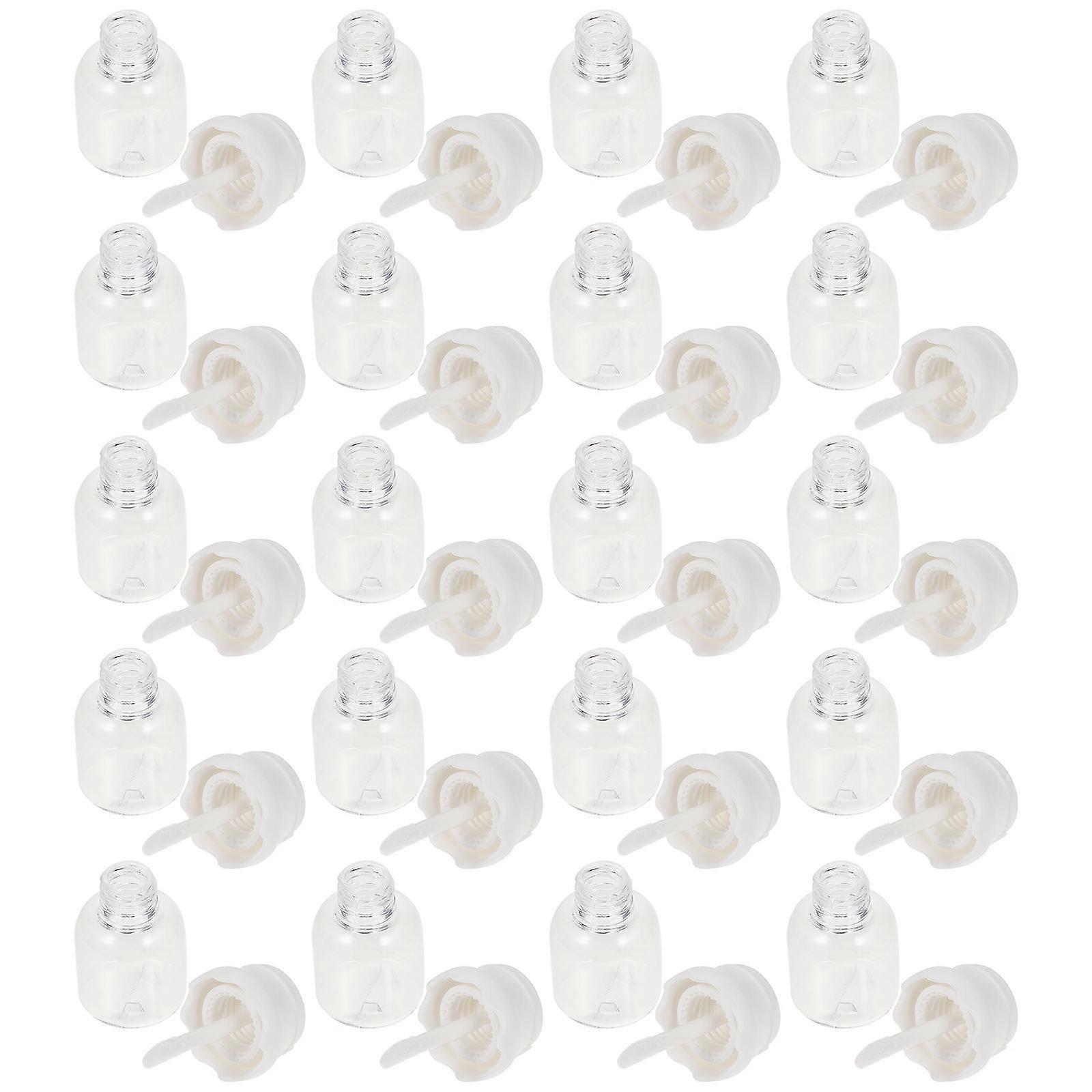 Refillable Lip Gloss Tube Bottle for DIY 40Pcs Transparent Plastic Bottles