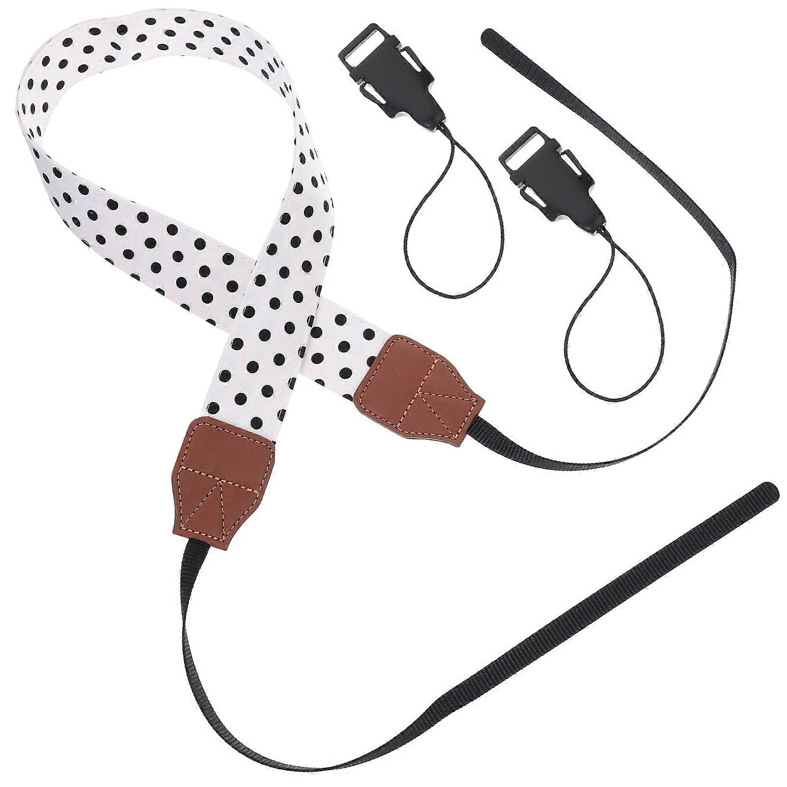 Vintage Camera Strap For Daily Use Cotton Cloth Adjustable Neck Strap 1Pair