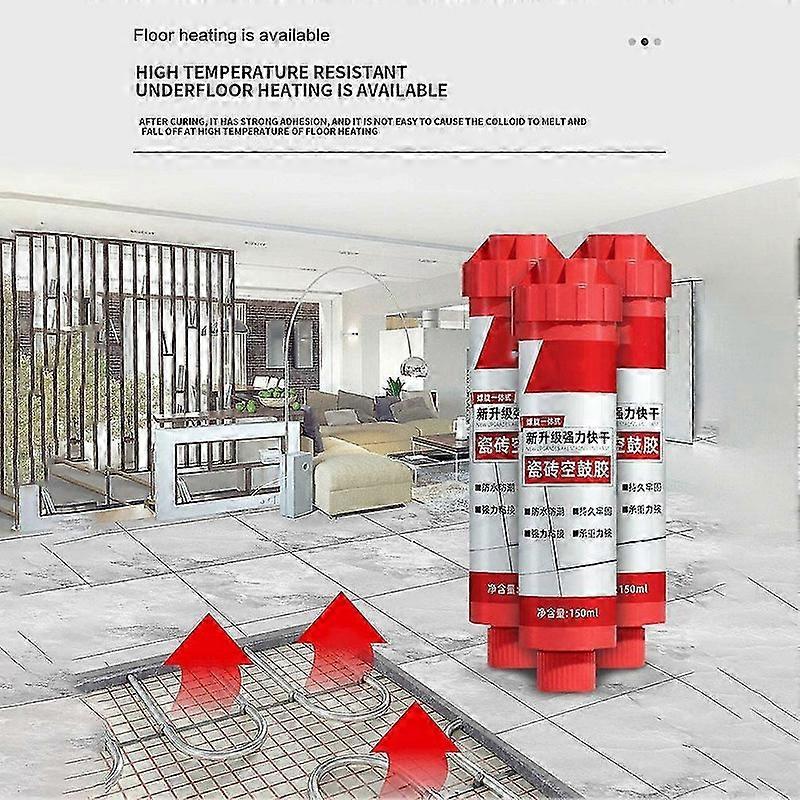 1-5PCS Quick Drying Ceramic Tile Hollow Drum Special Adhesive, Strong Adhesive