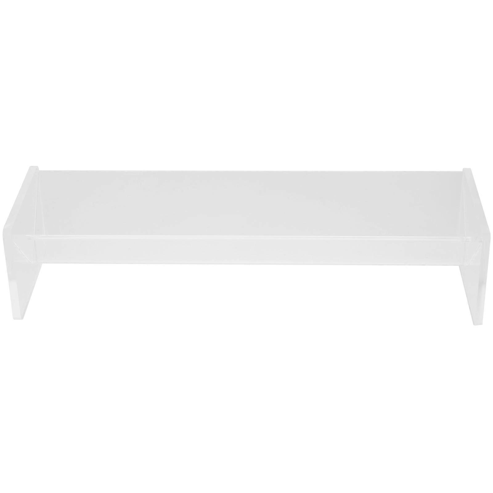 Acrylic Dessert Tray Rectangular Shape For Tabletop Use Wedding Anniversary 22X7CM Space-saving 1Pcs