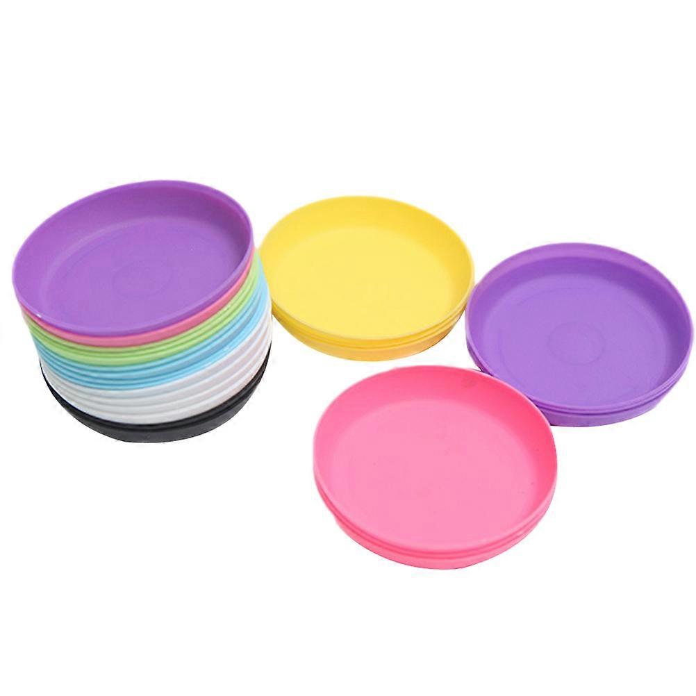 Plant Pots Tray Flowerpot Tray for Use 40Pcs Assorted Color