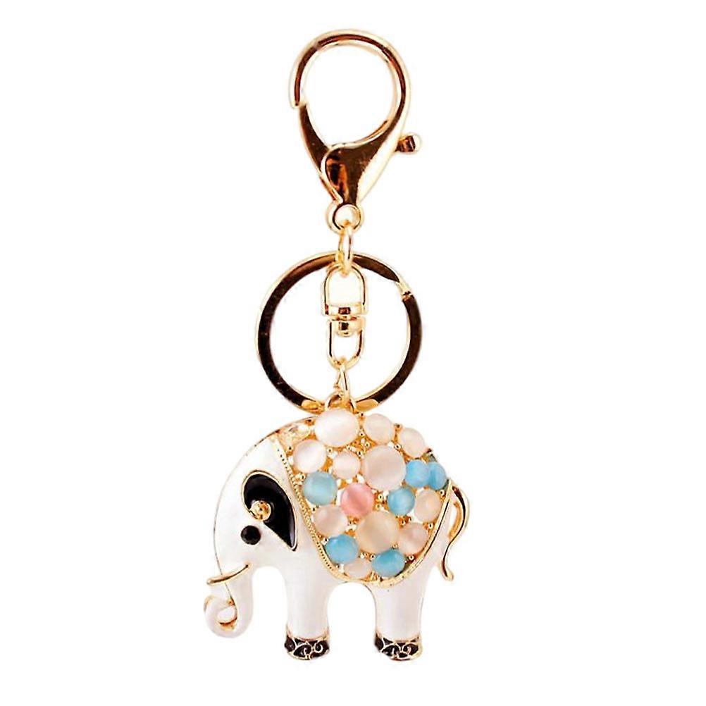 Elephant Key Pendant for Key Decor in 2Pcs Shape Pendant