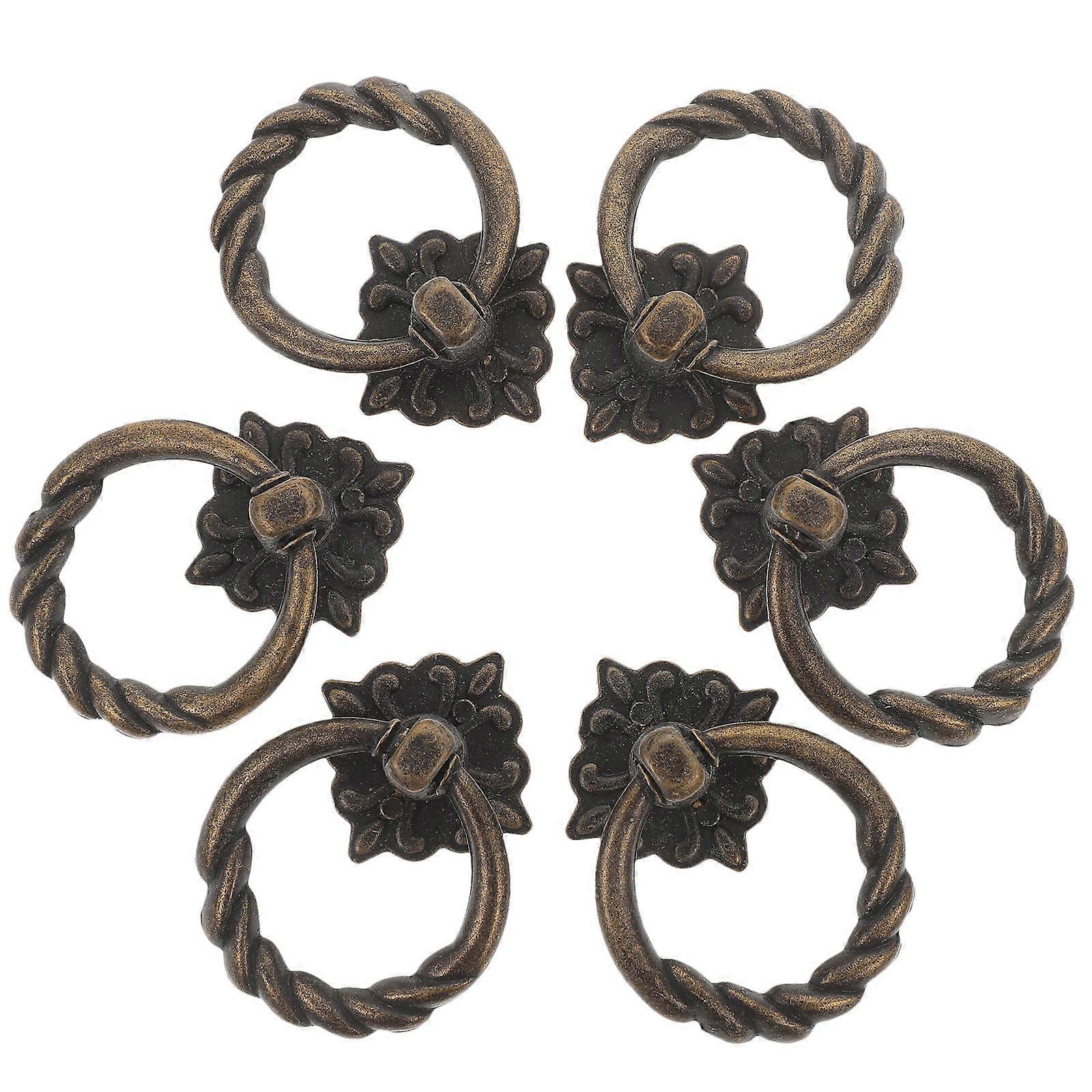 Zinc Alloy Cabinet Knobs Vintage Knobs for Home Use 18Pcs Solid Pull Handles