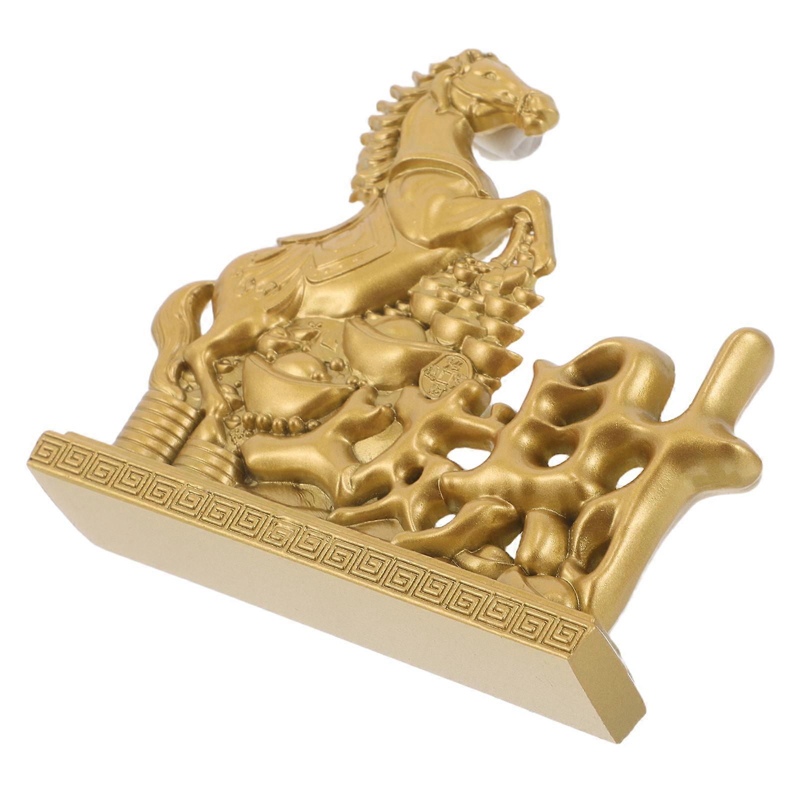 2026 Chinese Zodiac Horse Sculptures For Home And Office Use In Elegant Craftsmanship And Symbol Of Prosperity 1Pcs