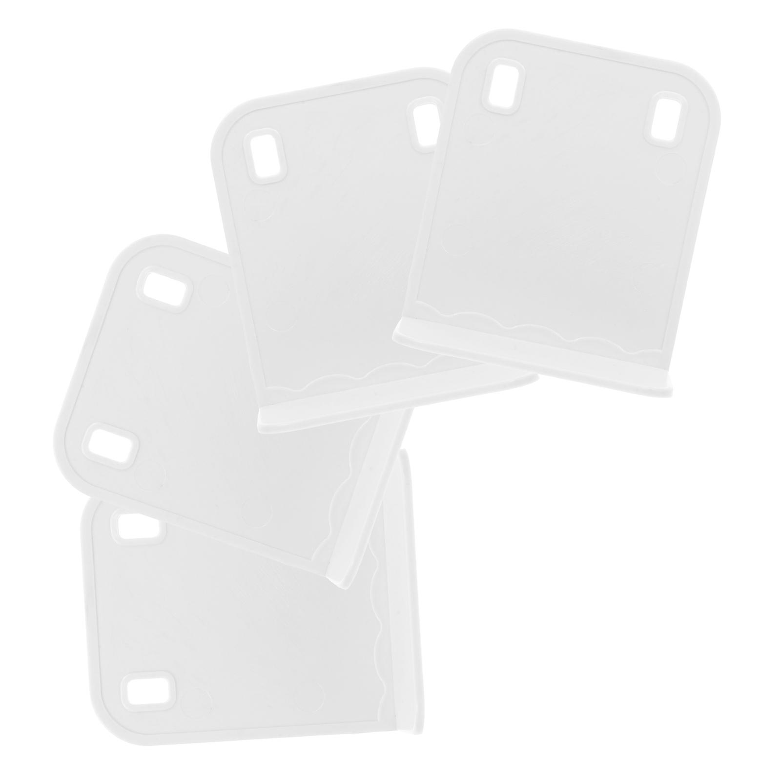 Furniture Stabilizer Tool White ABS for Playpen Safety 8Pcs Set