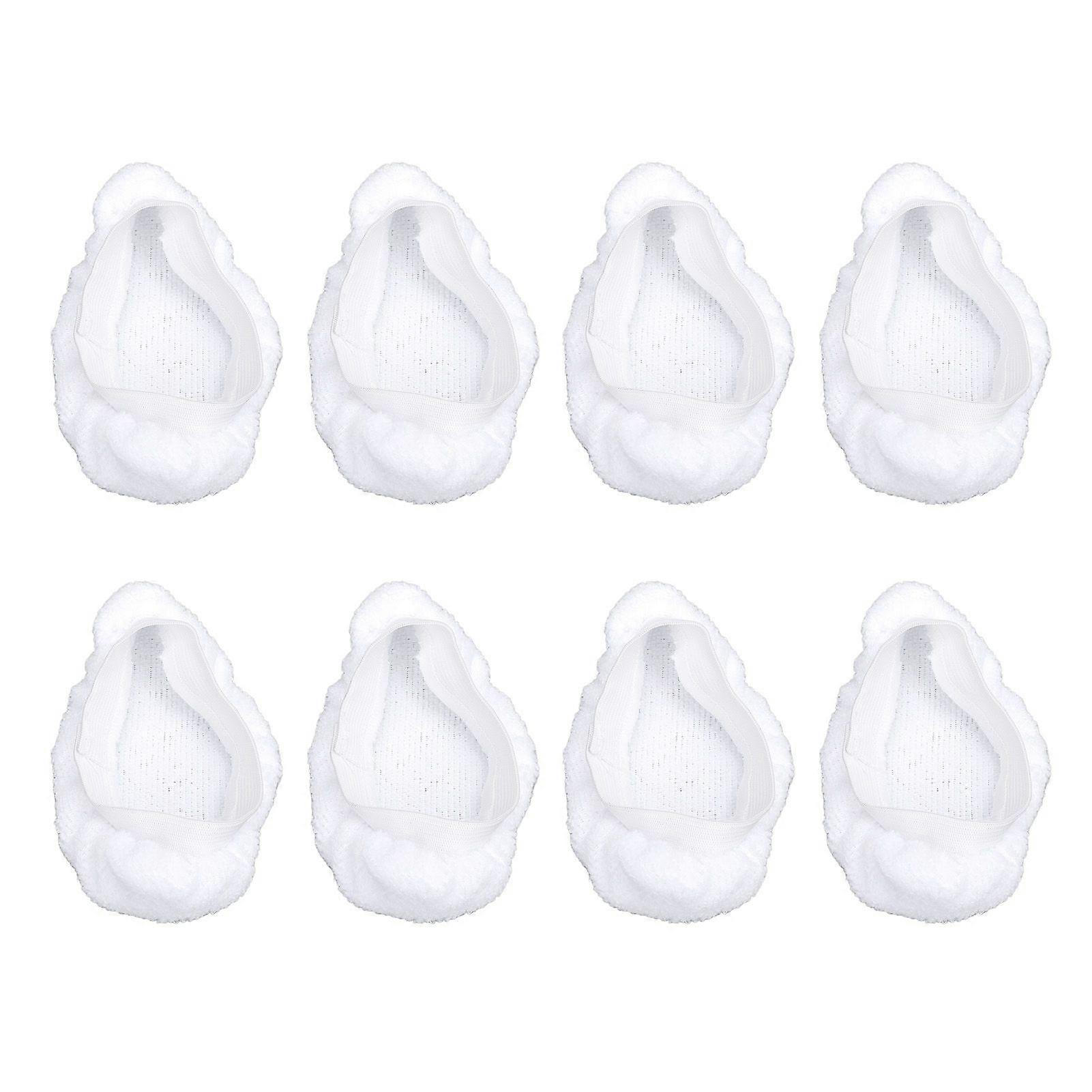 8 Pcs Steam Mop Pads for Handheld Steam Cleaner Reusable Universal Washable Microfiber Cloths