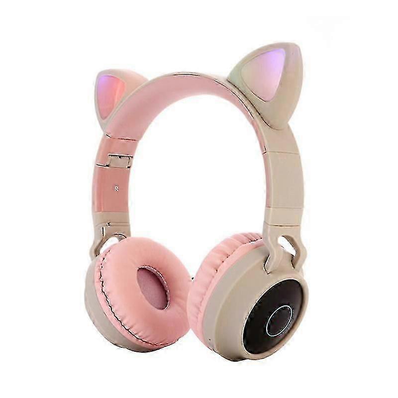 Chat Oreille Bluetooth Casques casques sans fil pliables Glowing
