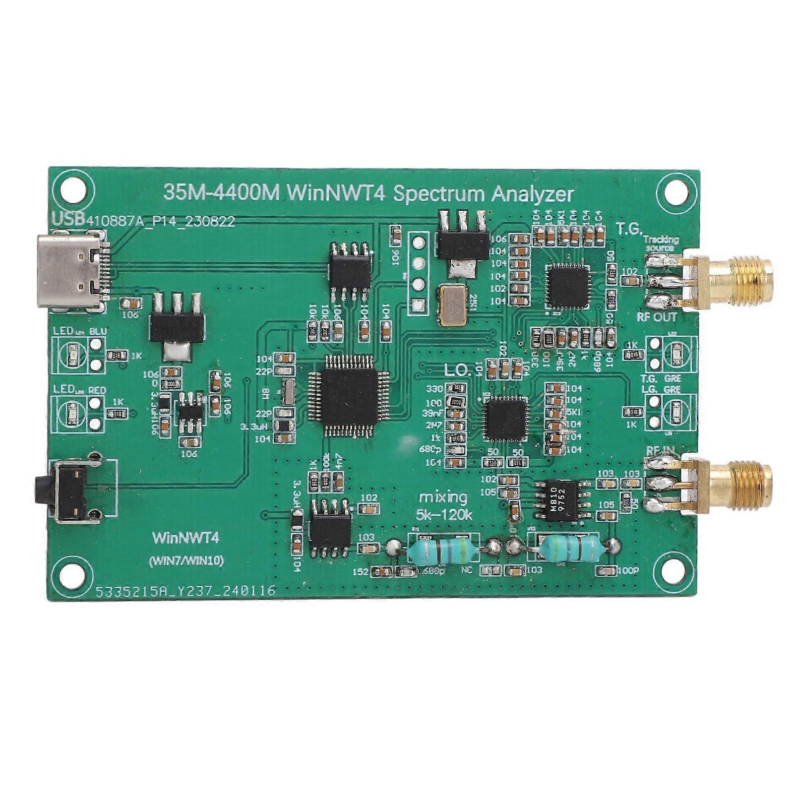 Spectrum Analyzer Module 35MHz4400MHz Frequency Spectrum Analysis Board for WinNWT4 RF Signal Source