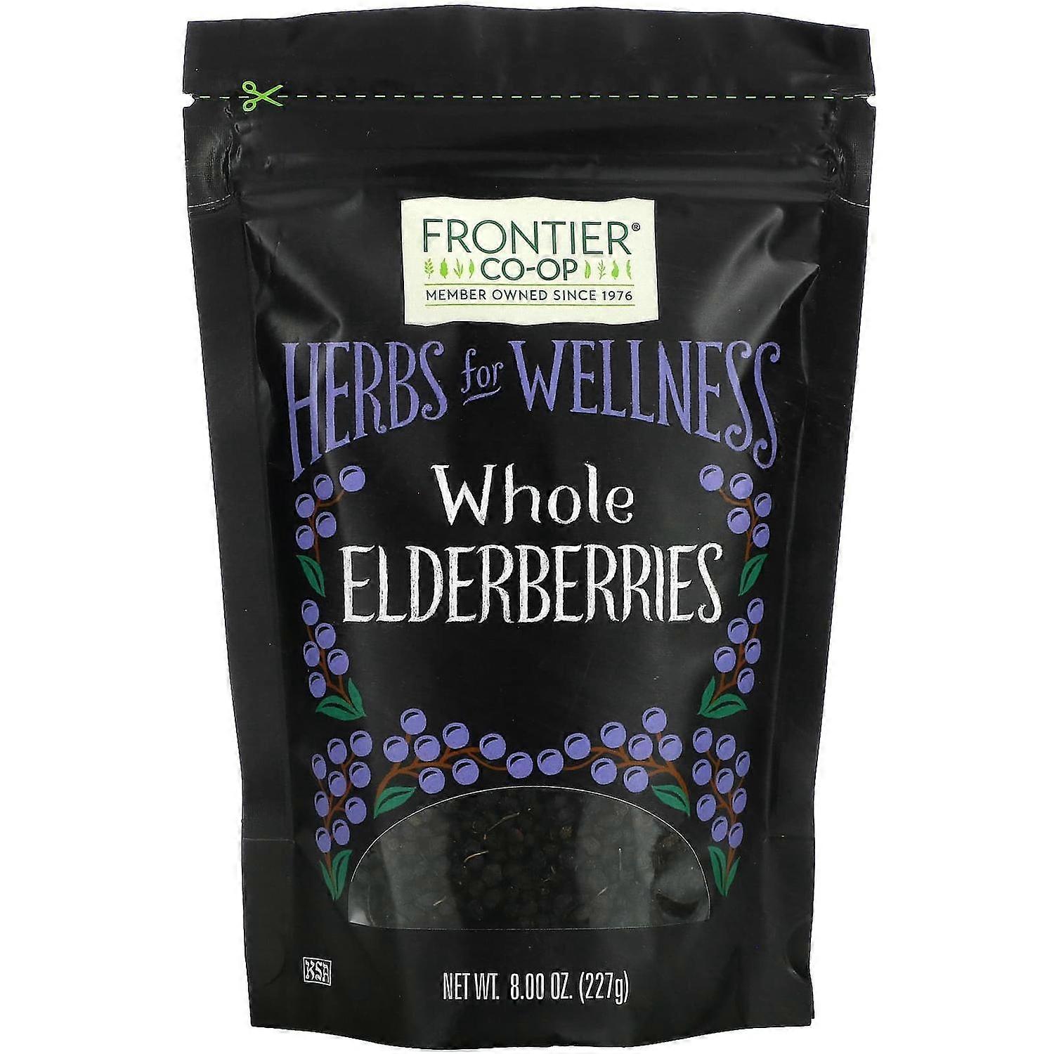 Frontier Co-Op, Whole Elderberries, 8 oz (227 g)