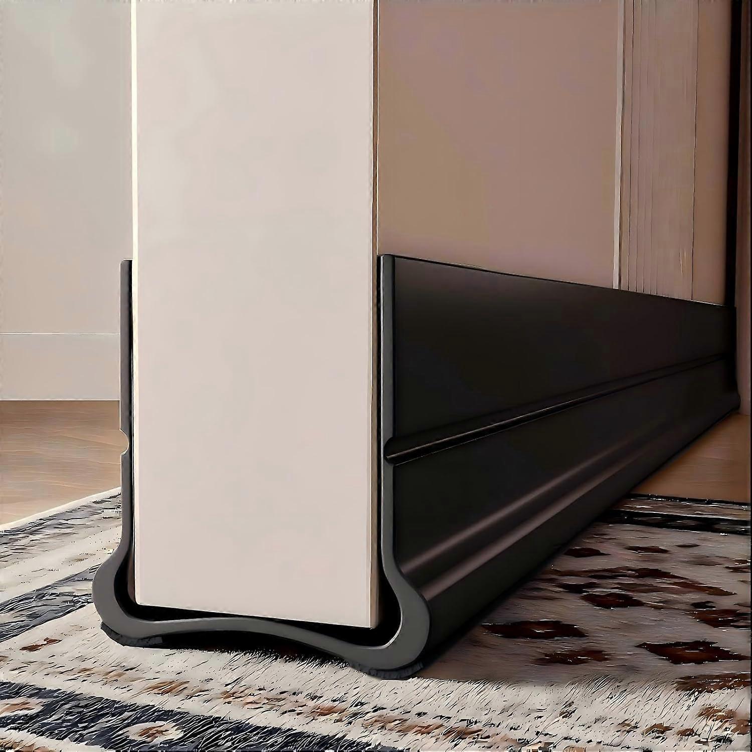 Door Bottom Seal, Silicone Sealing Strip No Need to Glue